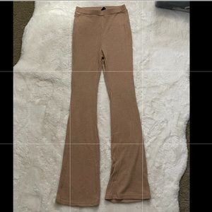Tan Flare Pants (SHEIN)